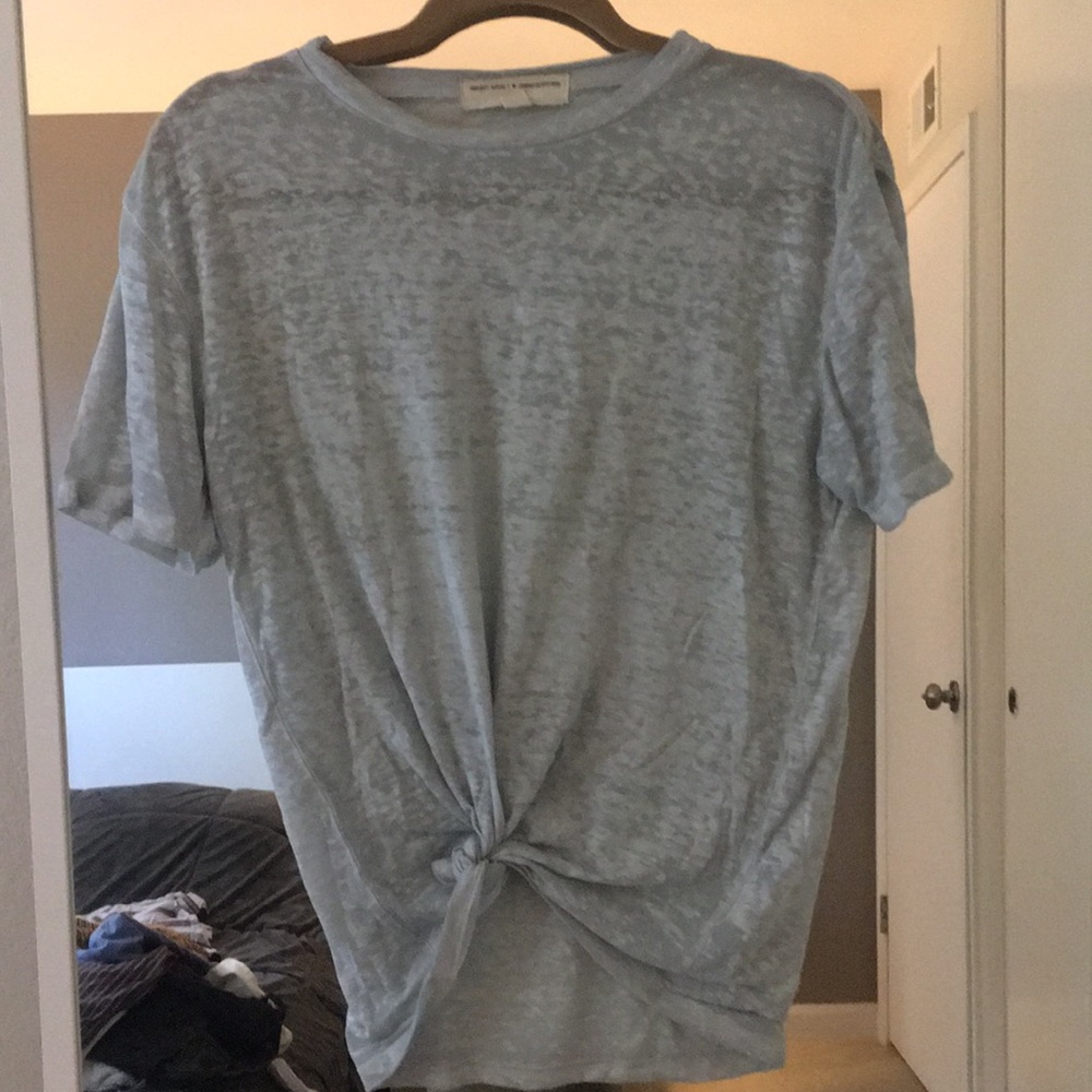 Grey marled t shirt